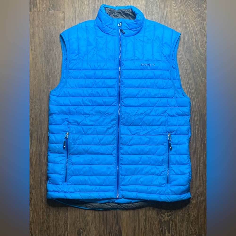 Solaris Puffer Jacket Vest Blue Size M Adult Mens
